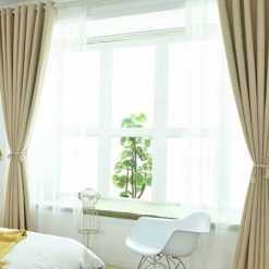 Rèm cửa vải phòng ngủ 2 lớp cao cấp
