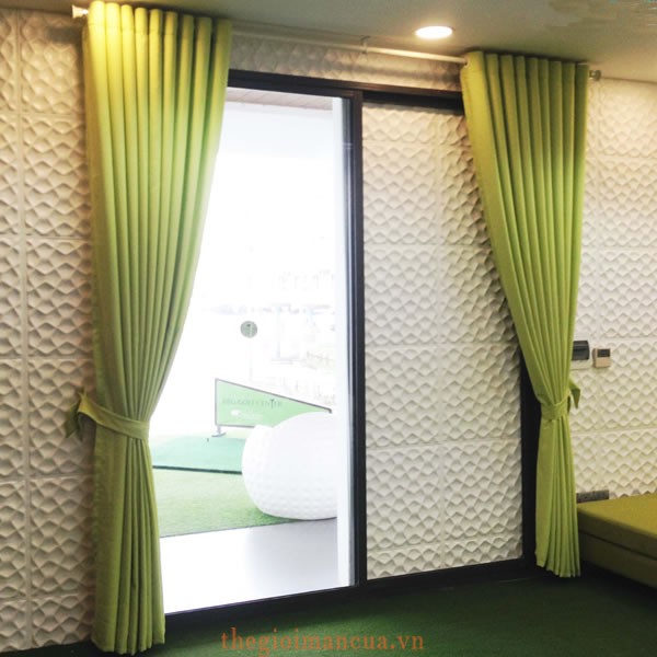 Rèm vải phòng khách hiện đại giá rẻ