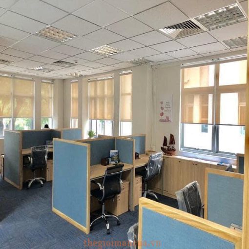 màn sáo cuốn lưới văn phòng