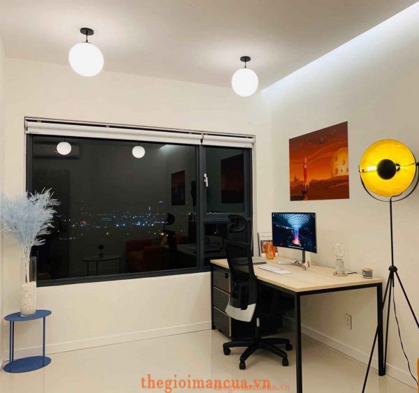 Rèm cửa cuốn trơn giá rẻ