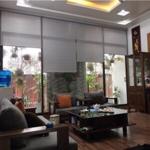 Rèm cuốn cầu vồng Hàn Quốc chống nắng cửa chính