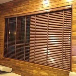Rèm lá gỗ tự nhiên đẹp cao cấp