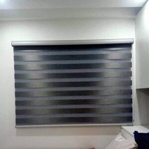 Rèm cầu vồng màu xám hiện đại hợp xu hướng nội thất