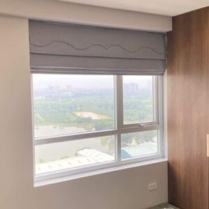 Rèm xếp lớp hoa văn họa tiết đẹp, rèm roman hoa văn đẹp