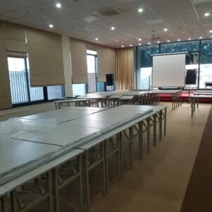 Rèm roman lắp cho nhà hàng