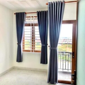 Rèm vải may khuyên ô rê