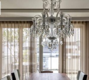 Rèm voan trắng, rèm voan thêu trang trí